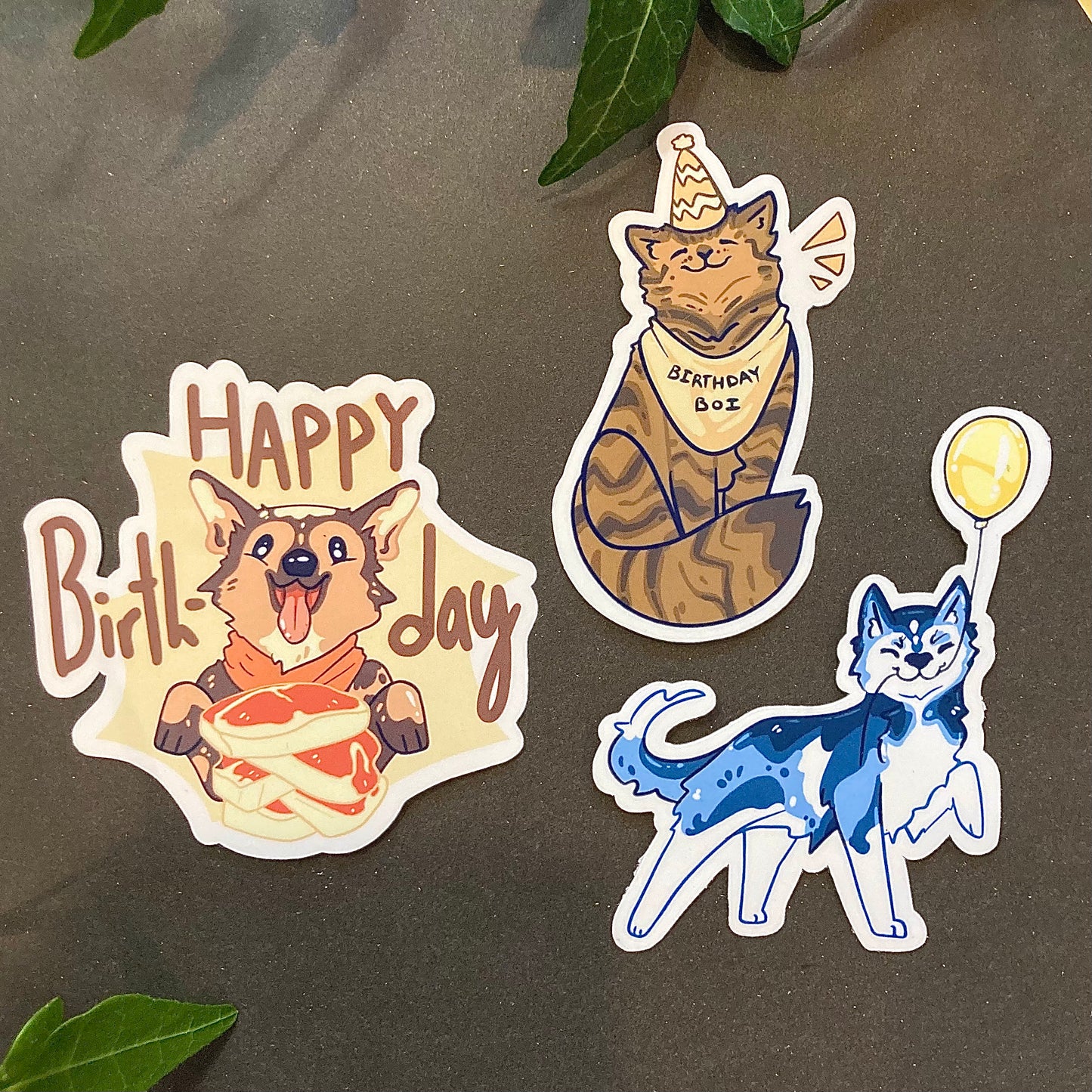 Birthday Pets Sticker Pack