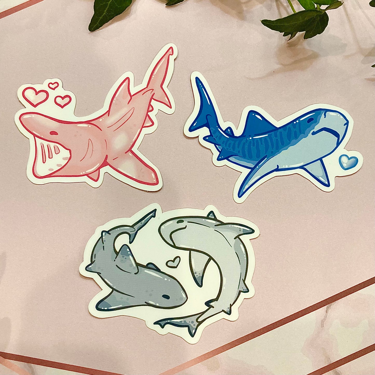 Heart Sharks Volume 2 Die-Cut Stickers!