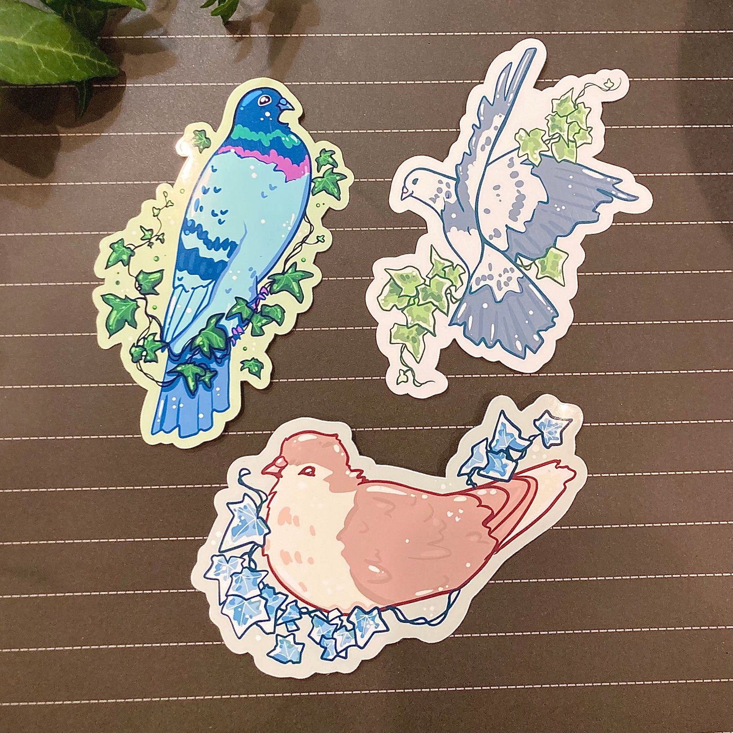 Ivy Pigeons Sticker Pack