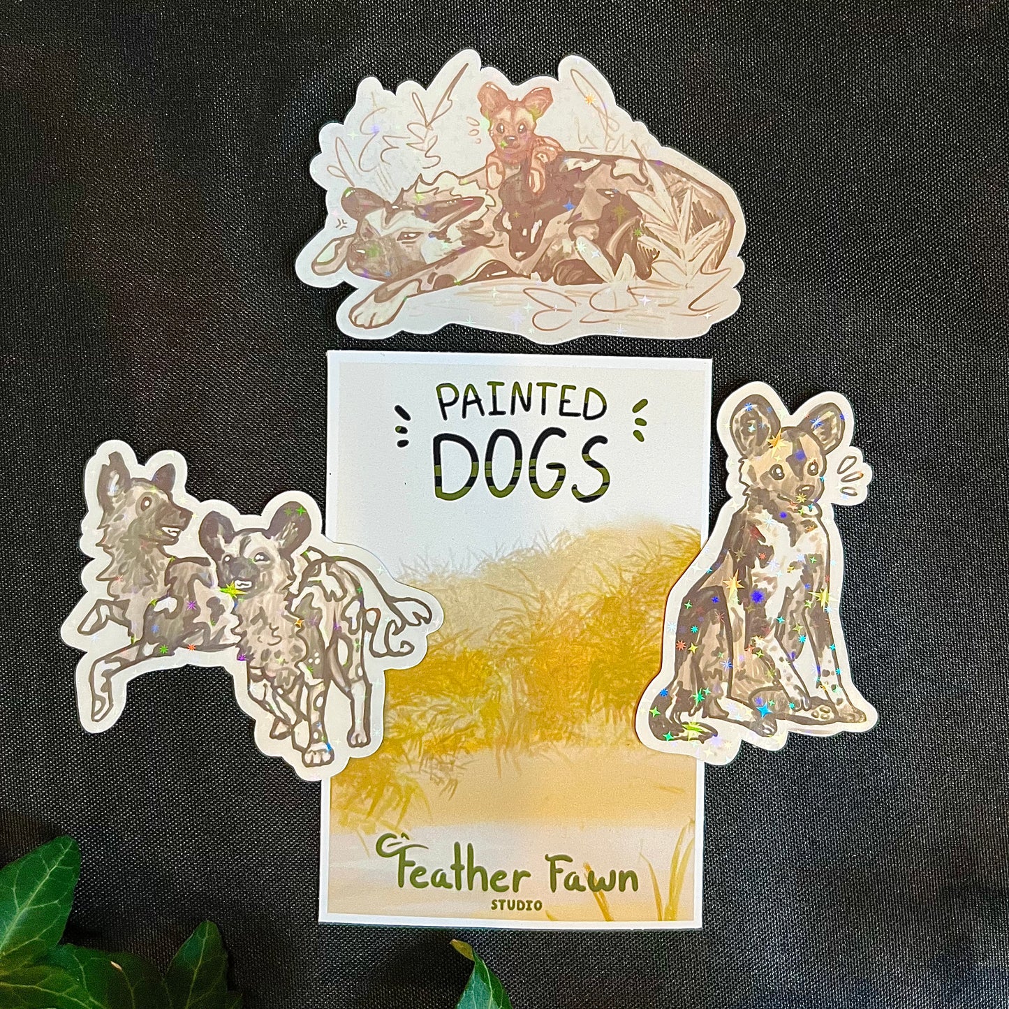 Painted Dogs Sticker Pack