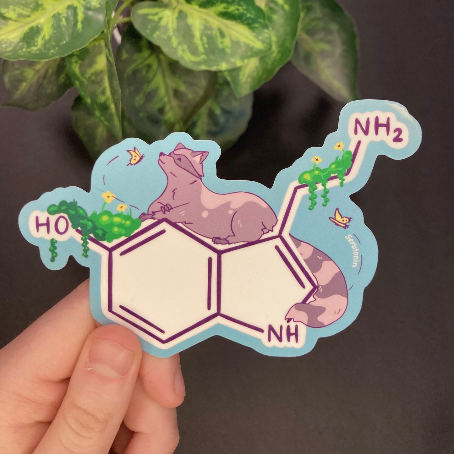 Chemical Raccoon Sticker Pack