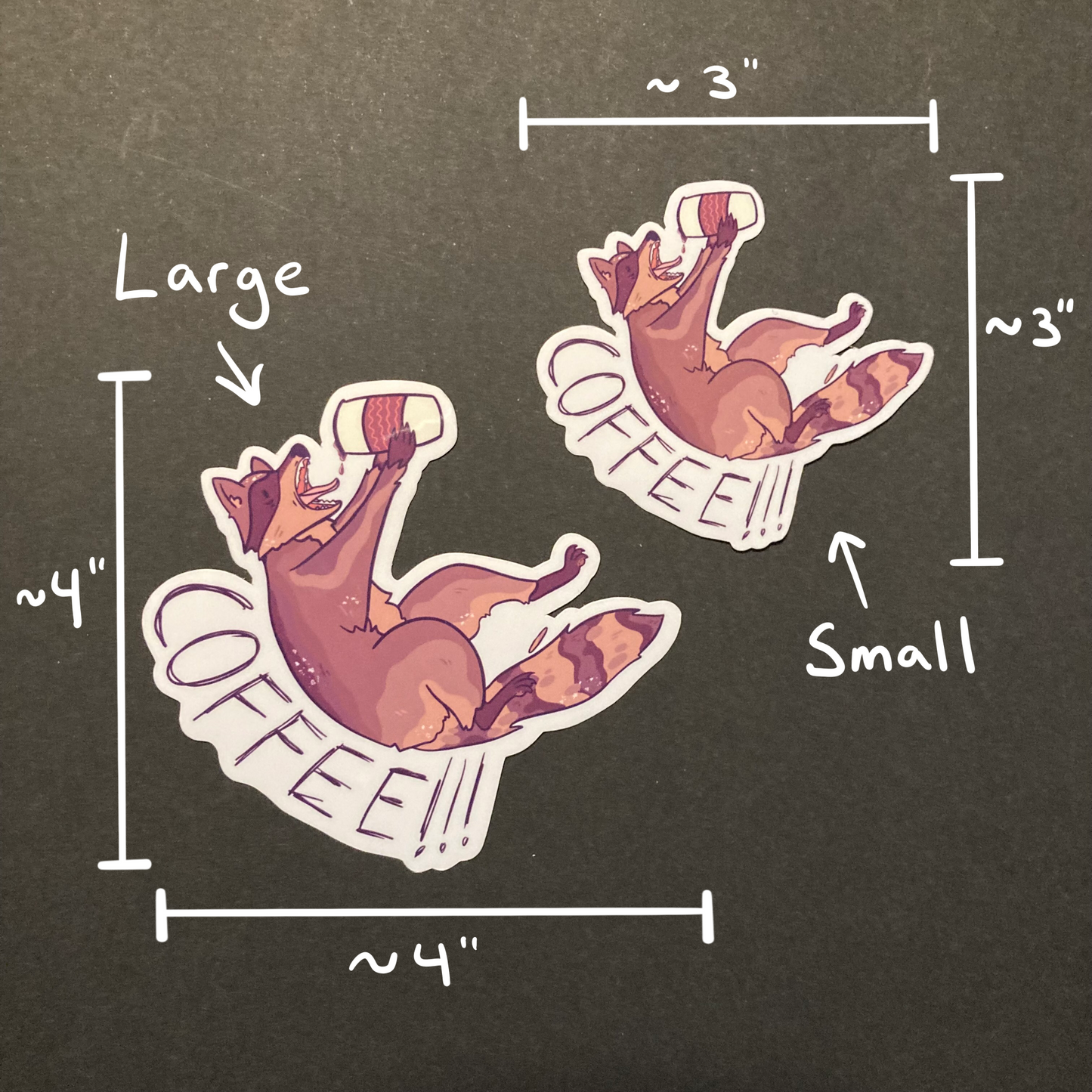 Café Raccoon Sticker Pack
