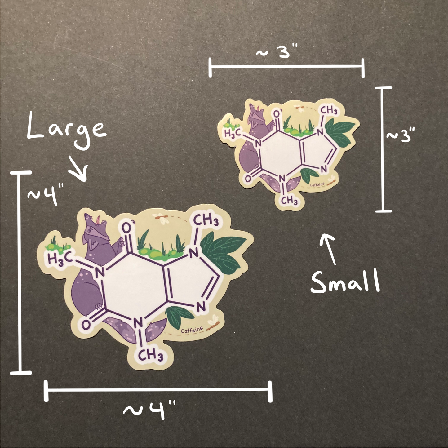 Chemical Raccoon Sticker Pack