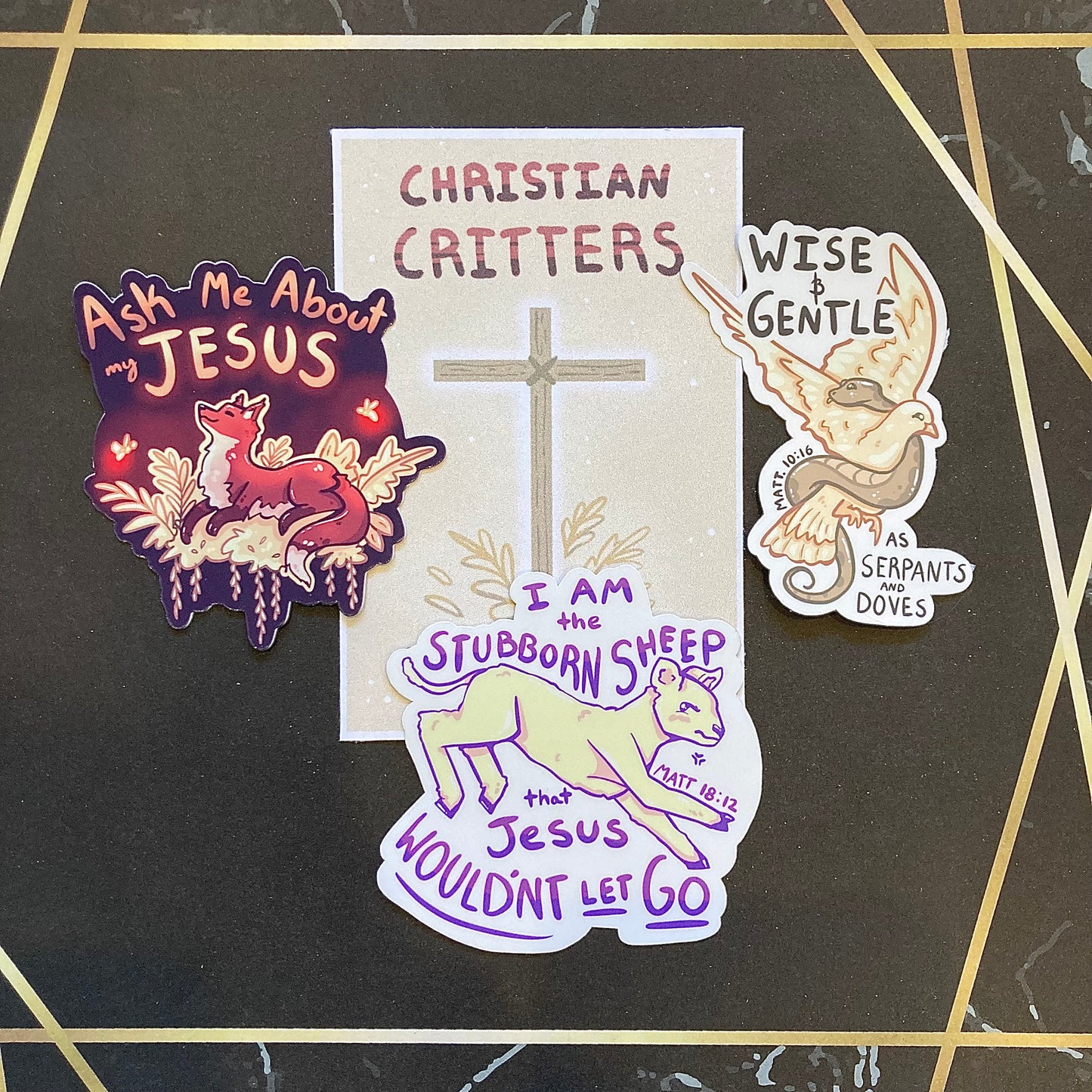 Christian Critters Sticker Pack