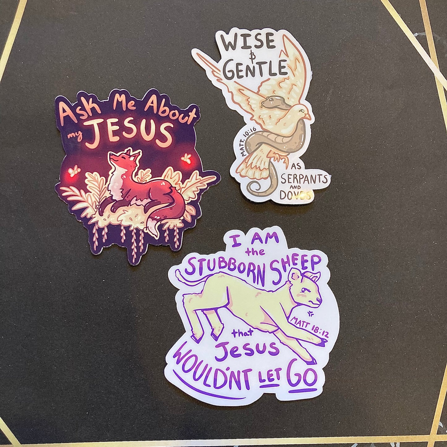 Christian Critters Sticker Pack