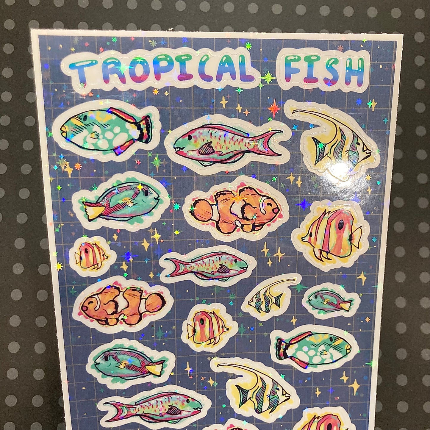 Tropical Fish Sticker Sheet