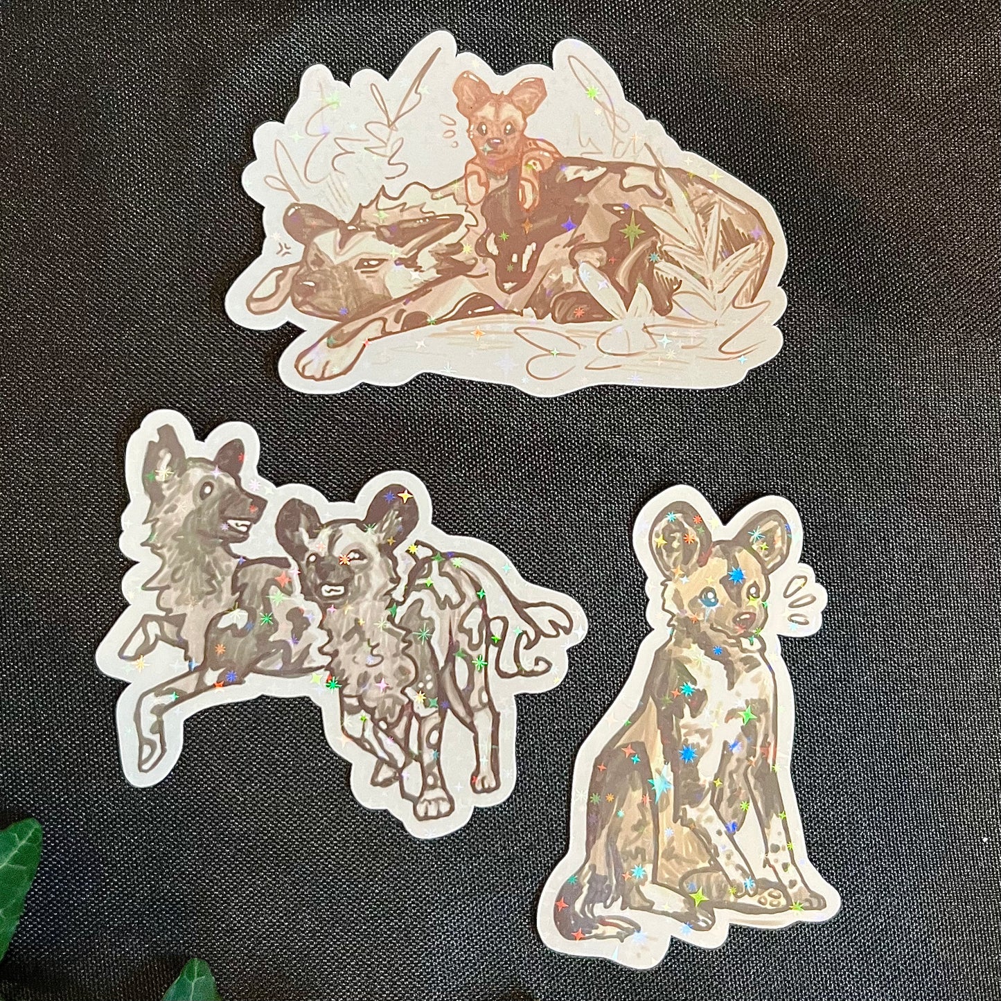 Painted Dogs Sticker Pack