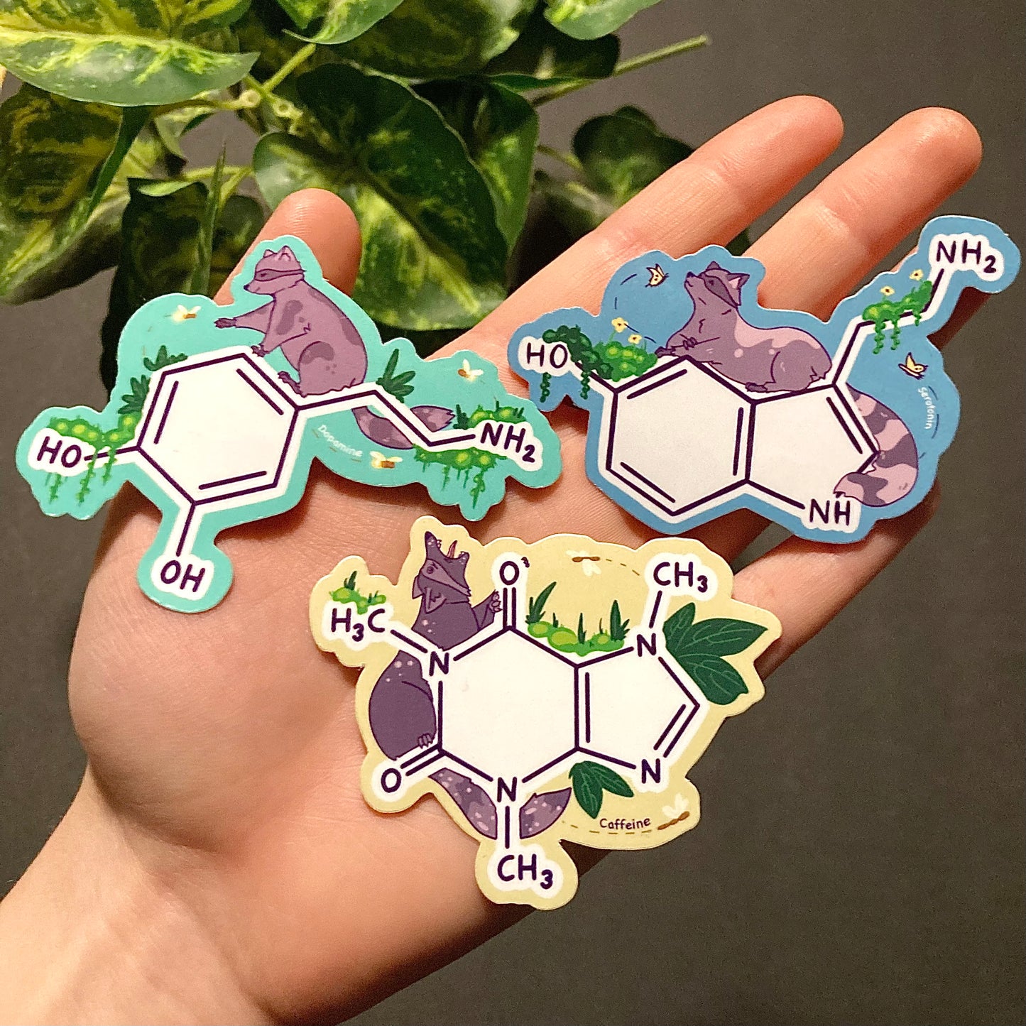 Chemical Raccoon Stickers