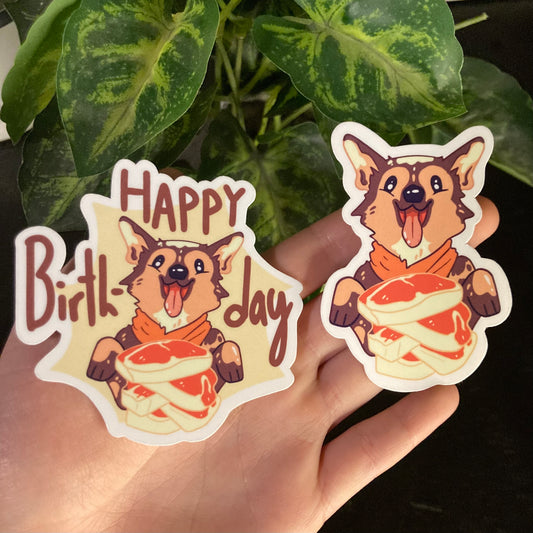 German Shepard Puppy Stickers