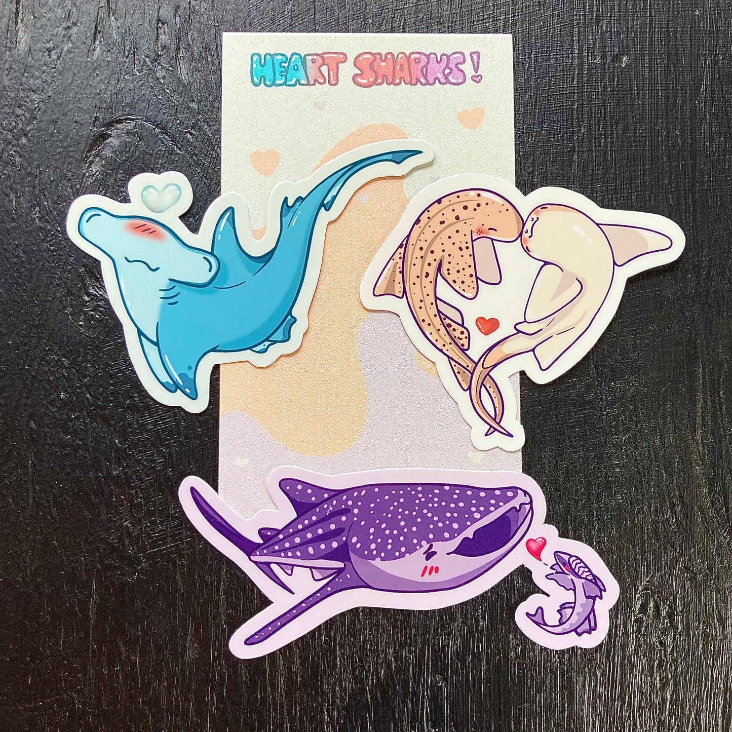 Heart Sharks Volume 1 Die-Cut Stickers!