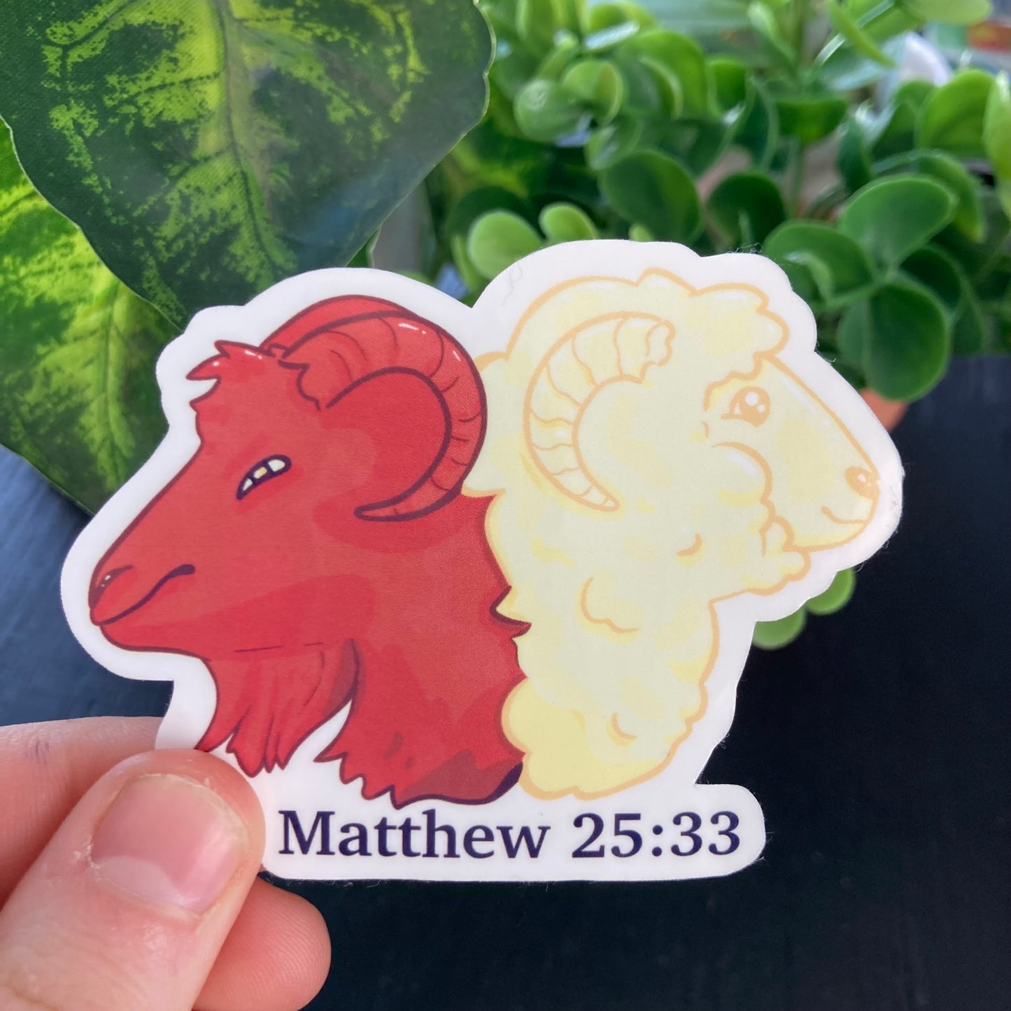 Goat and Sheep Sticker