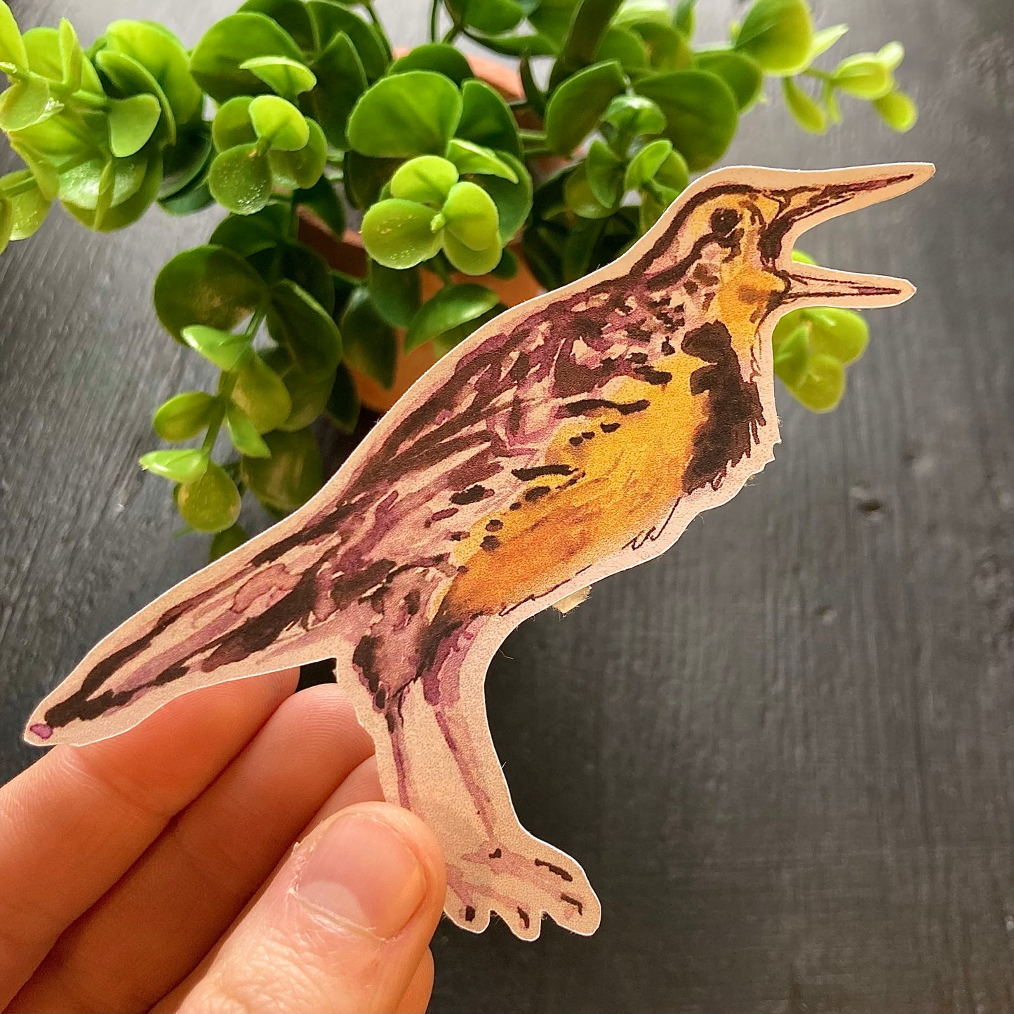 Watercolor Bird Stickers