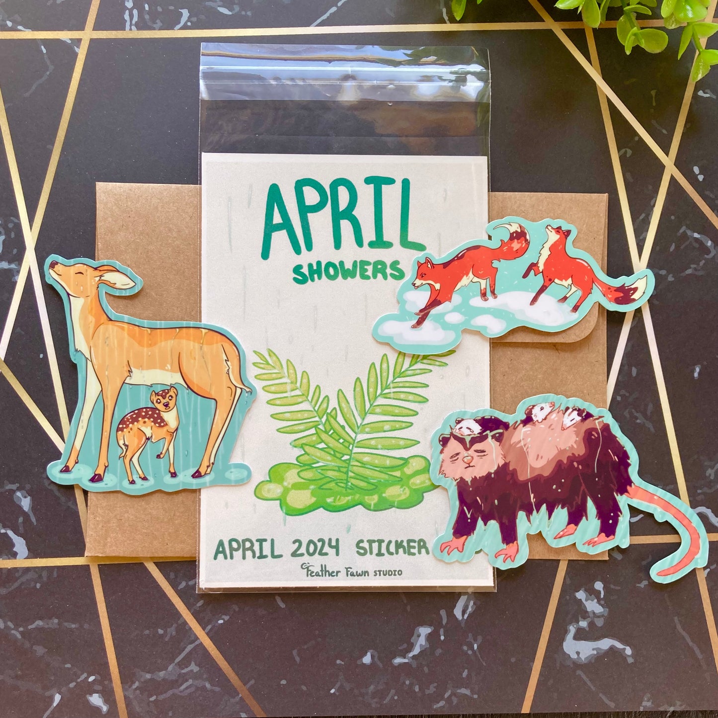 April Showers Sticker Pack