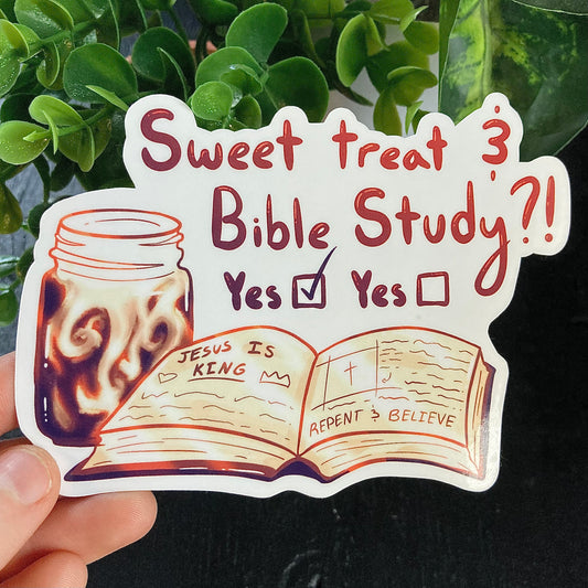 Sweet Treat & Bible Study Sticker