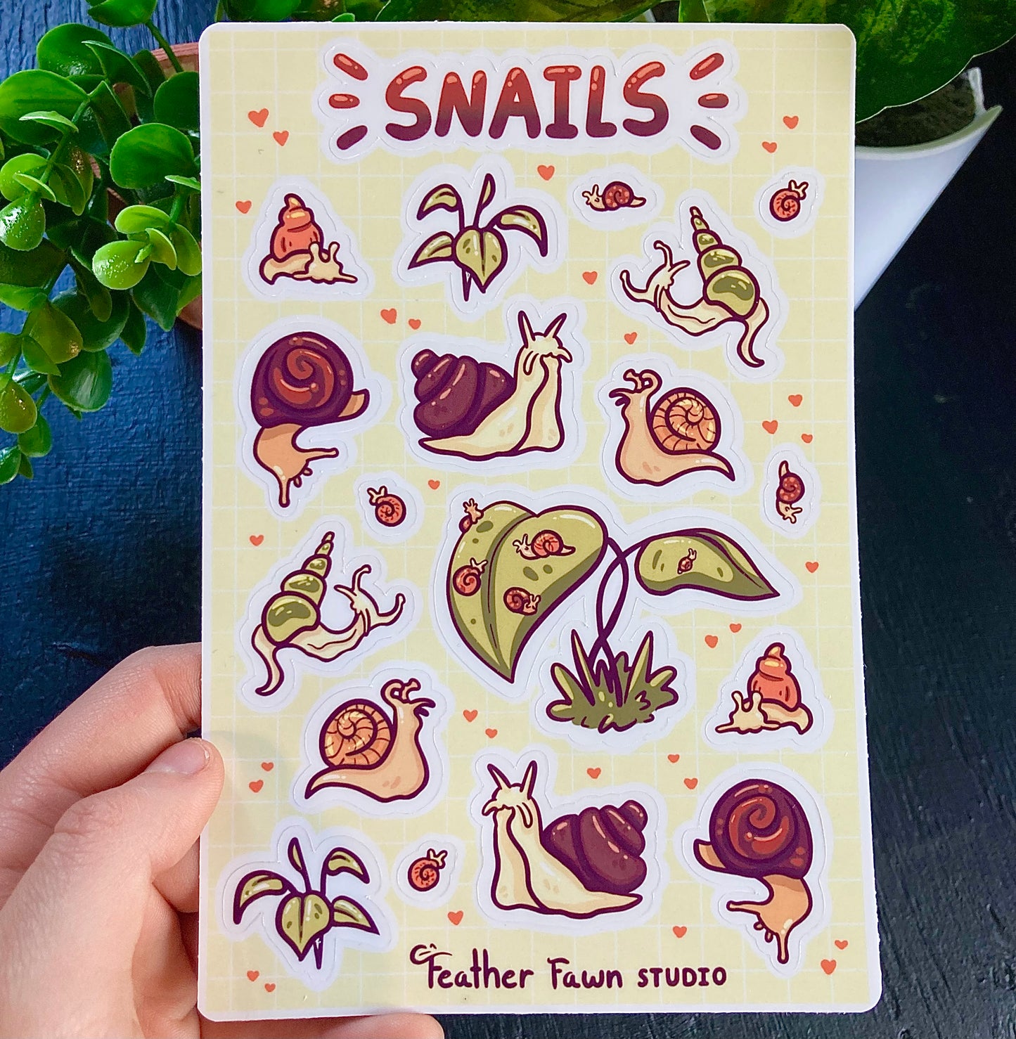 Snails Sticker Sheet!