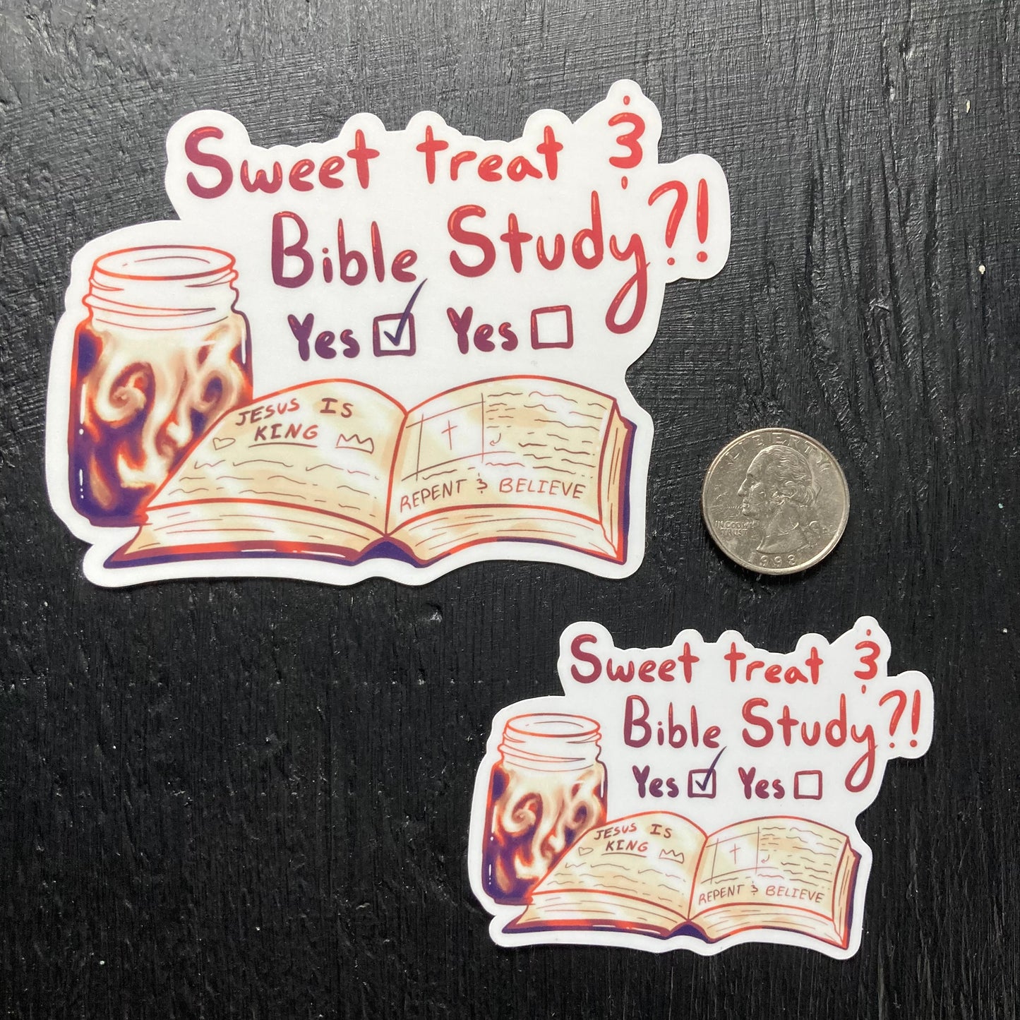 Sweet Treat & Bible Study Sticker