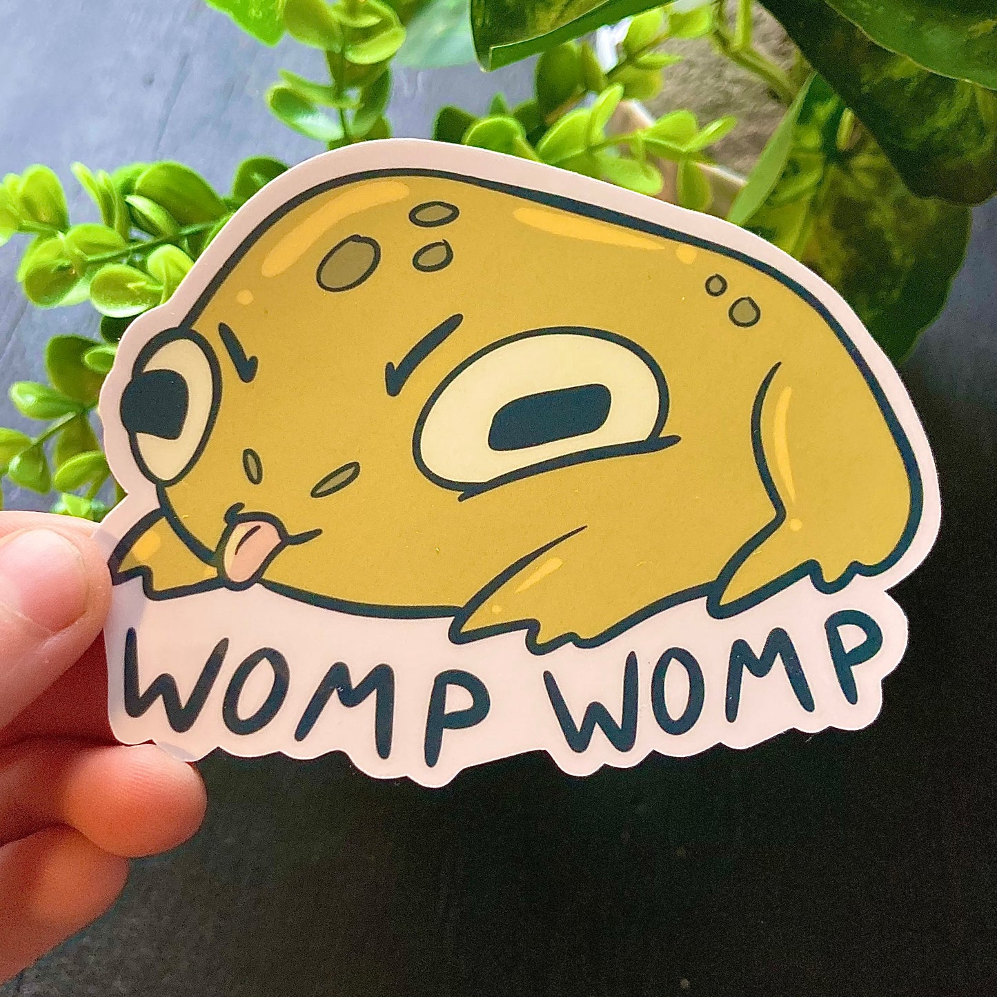 Womp Womp & LET HIM COOK Frog Stickers