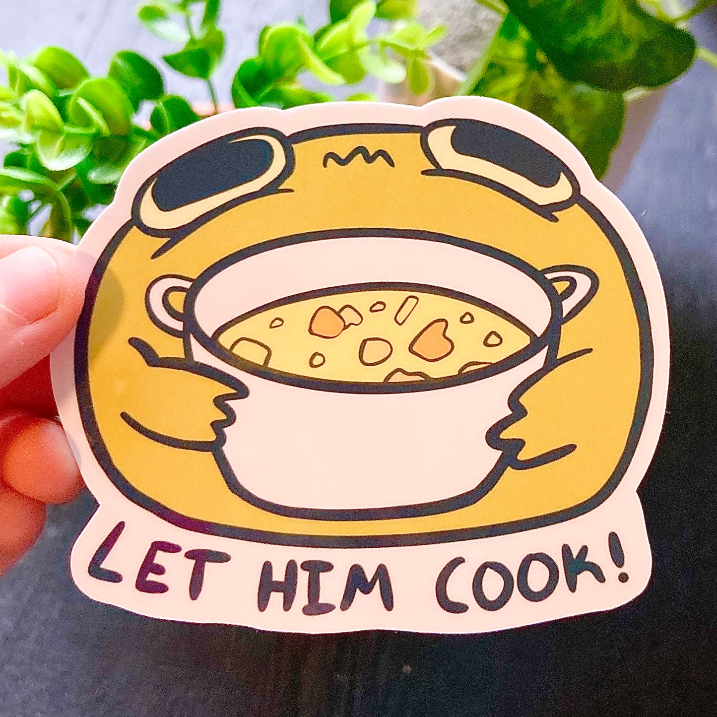 Womp Womp & LET HIM COOK Frog Stickers