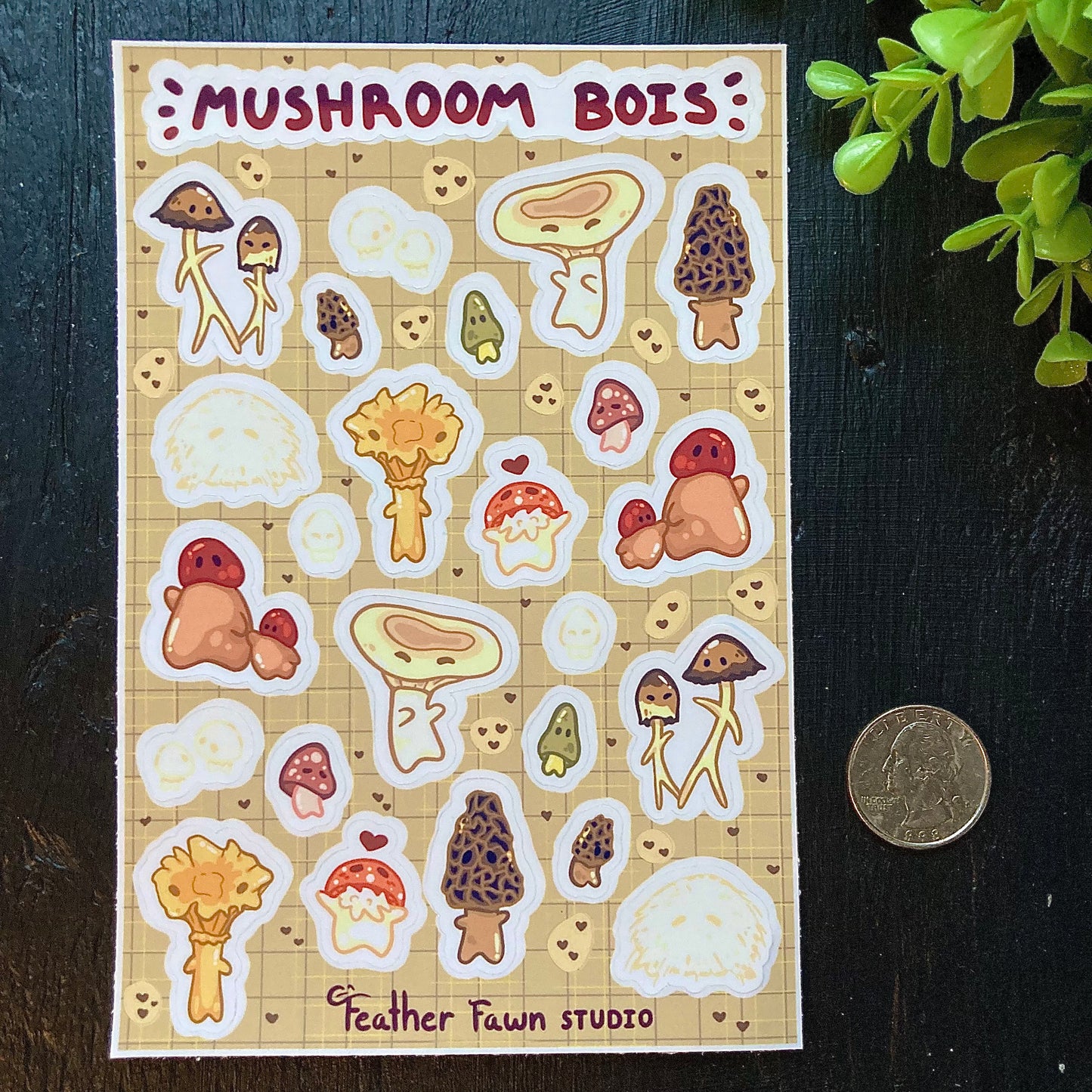 Mushroom Bois Sticker Sheet