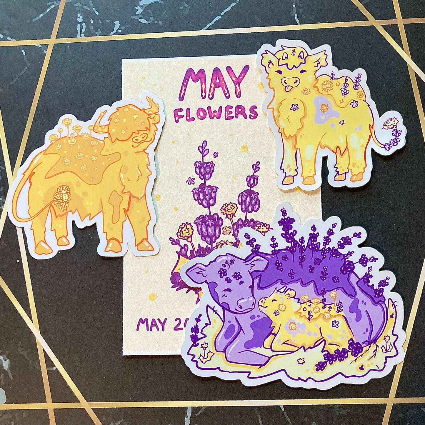 May Flowers Sticker Pack