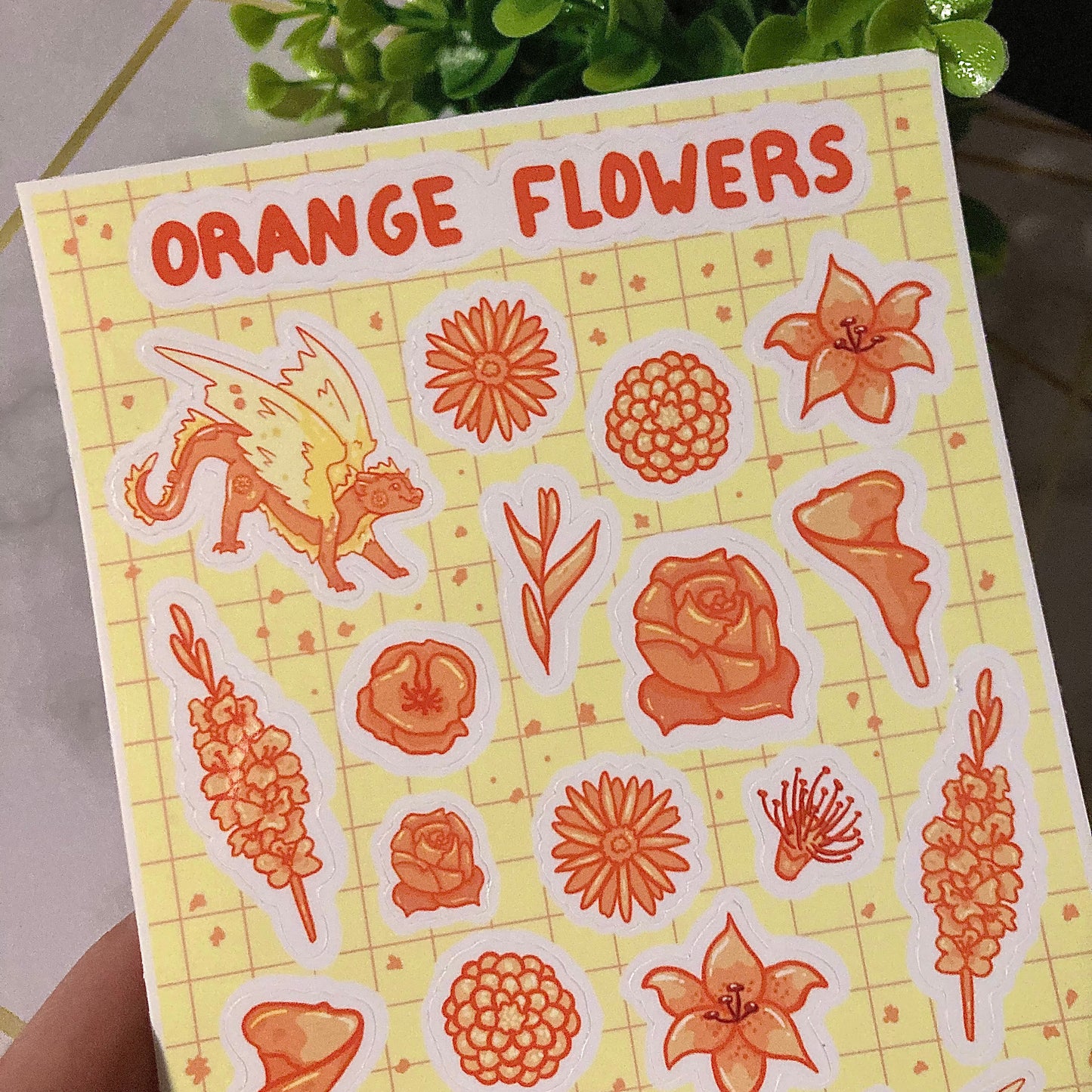 Rainbow Flower Sticker Sheets!