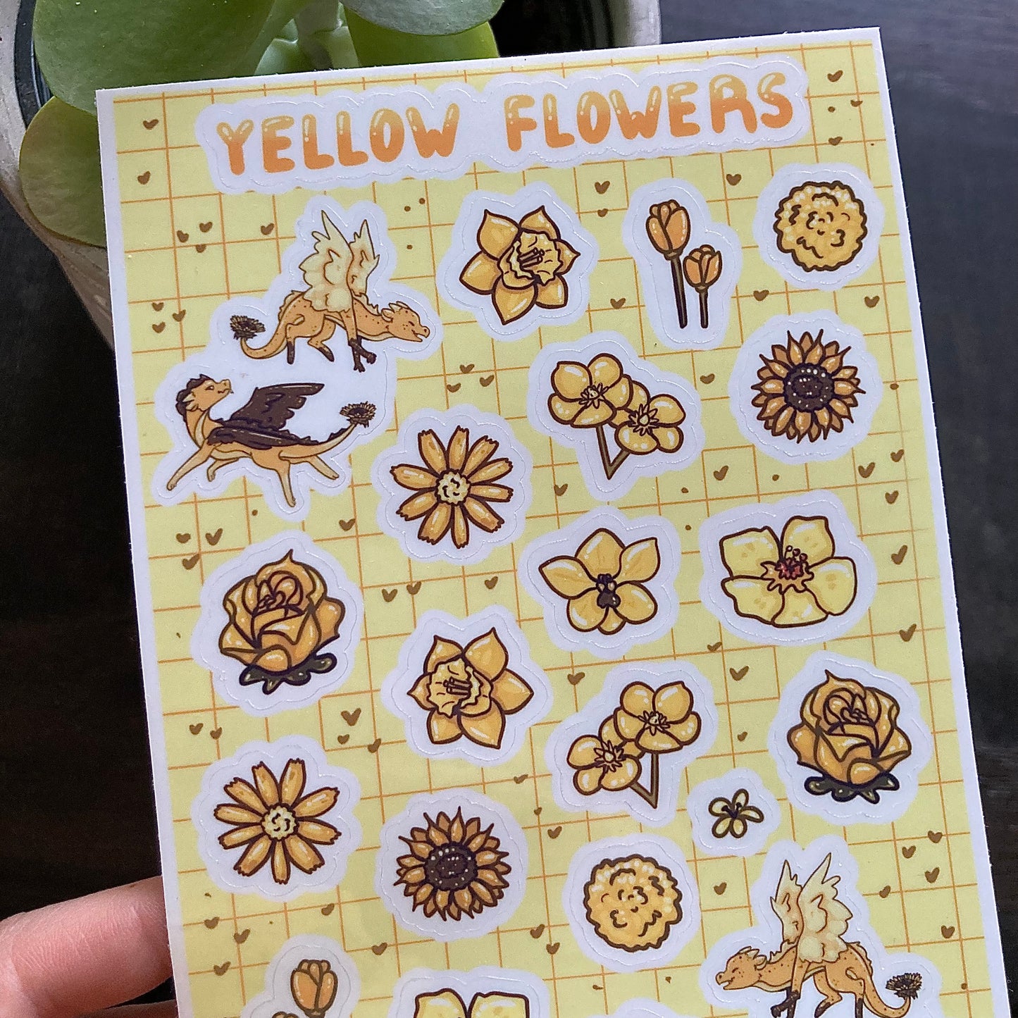 Rainbow Flower Sticker Sheets!