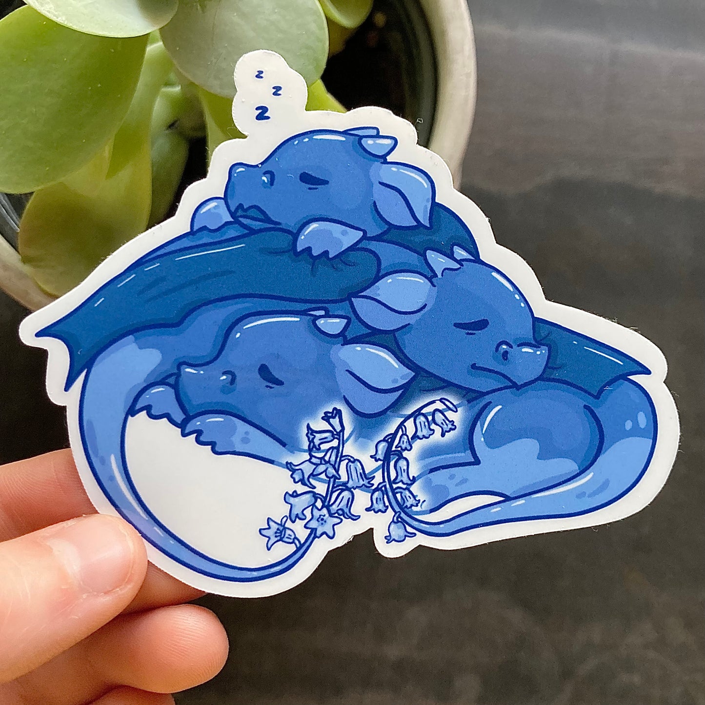 Rainbow Flower Dragon Stickers