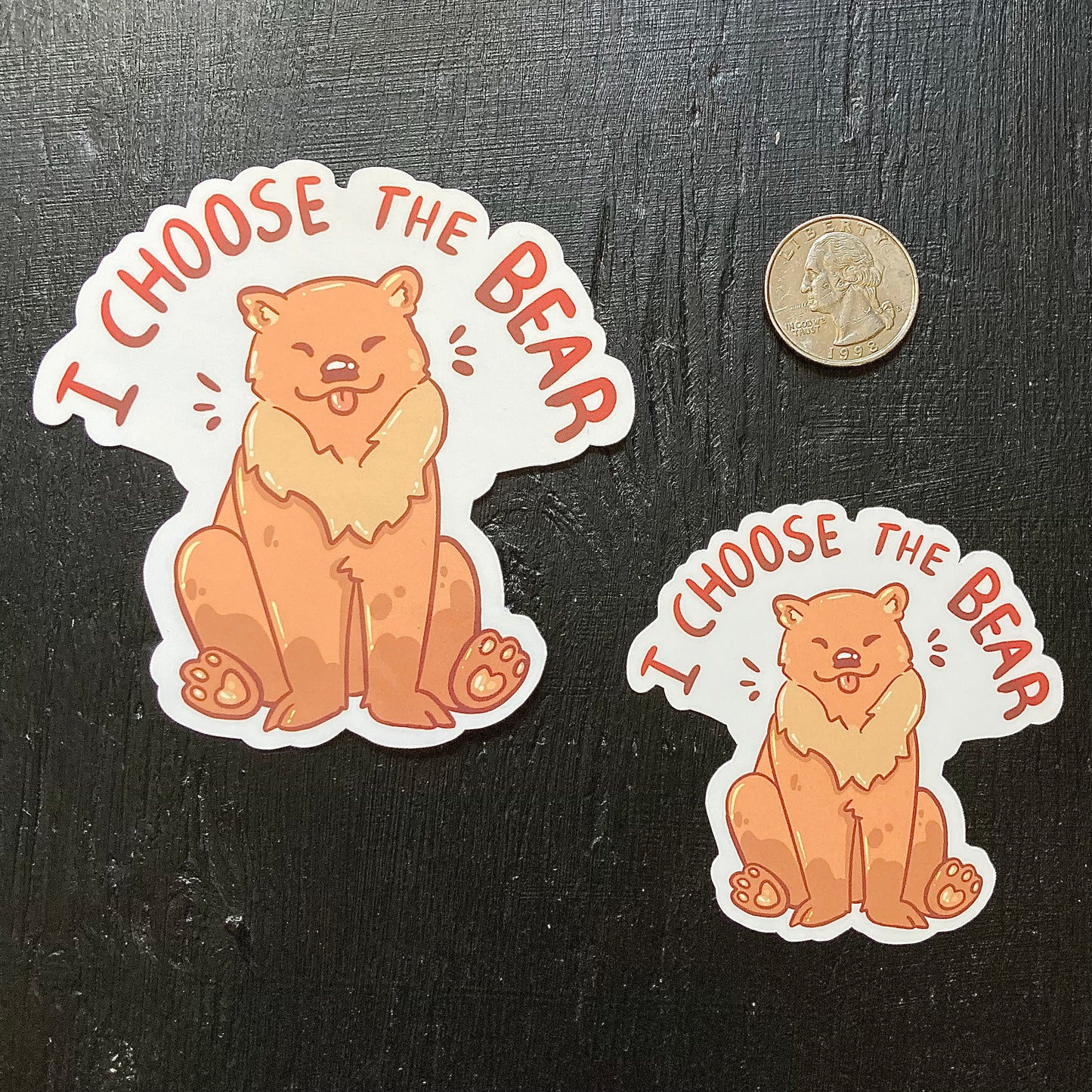 I Choose The Bear Sticker