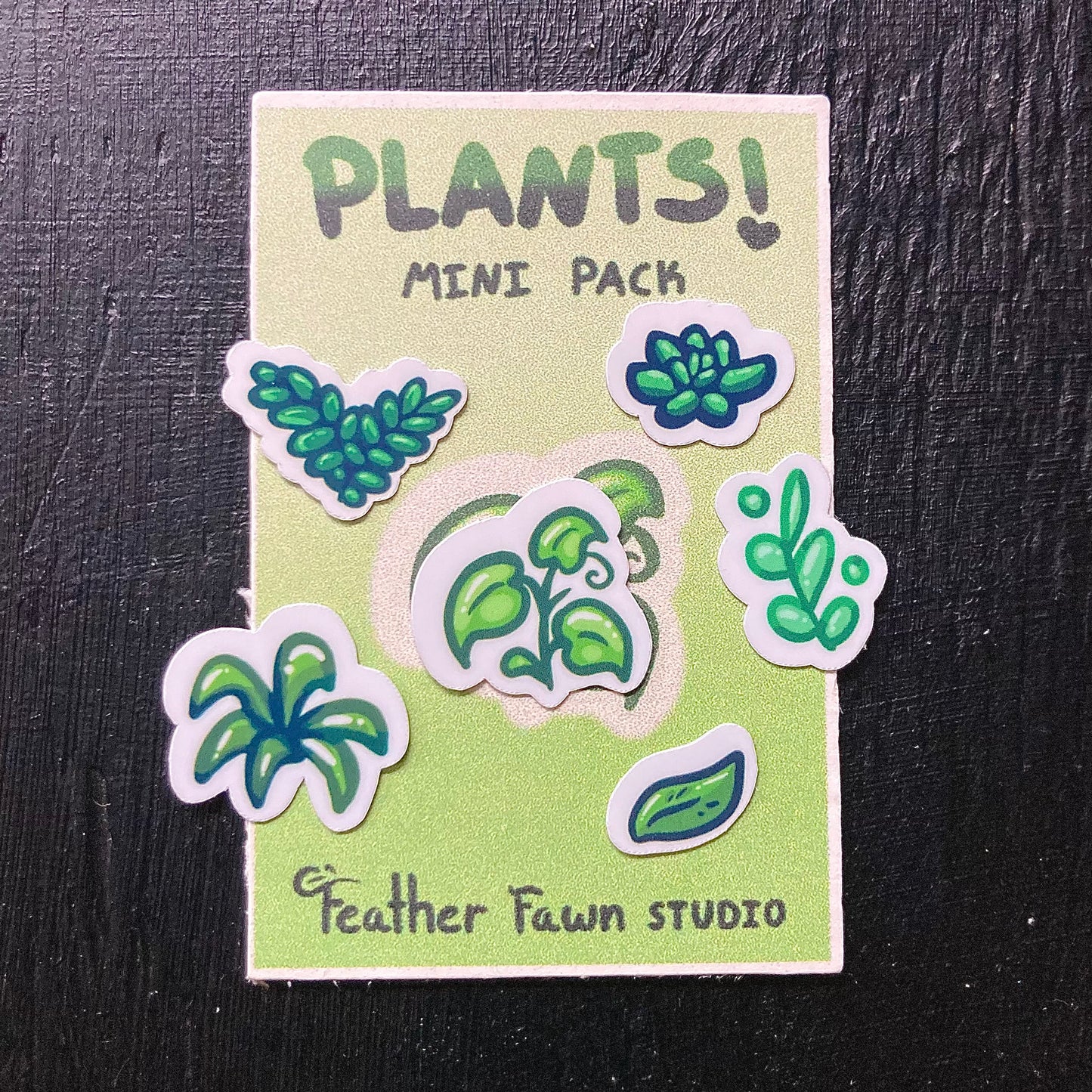 PLANTS Mini Sticker Pack (16 Mini Stickers)