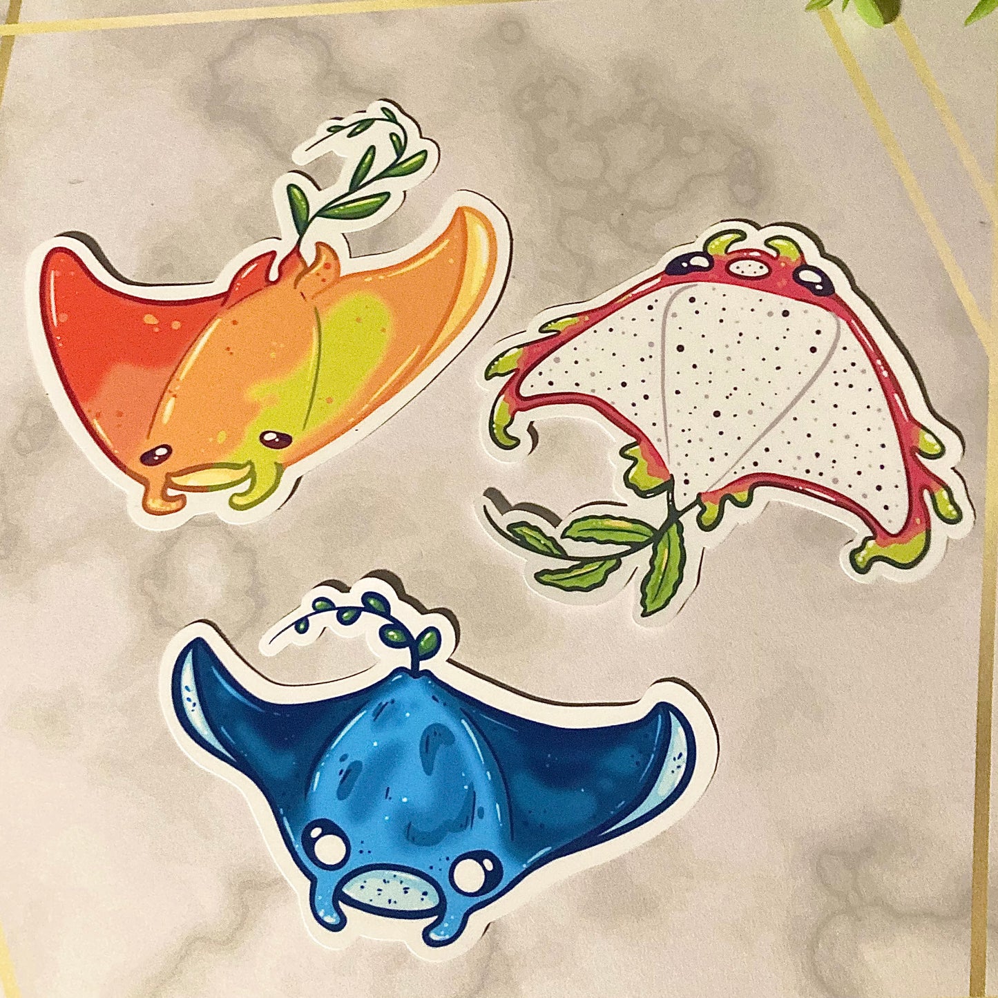 Fruit Rays Sticker Pack