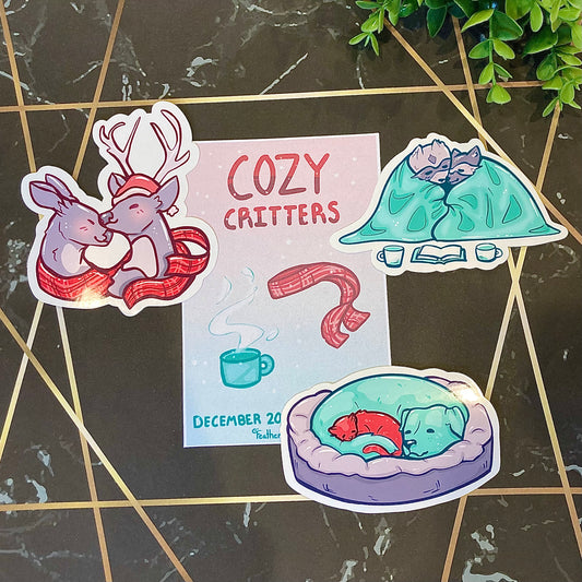 Cozy Critters Sticker Pack